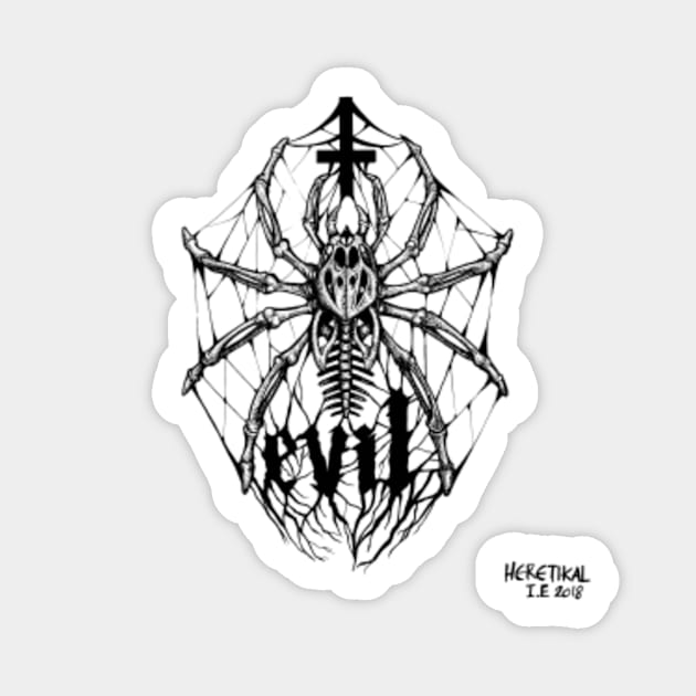 Evil Sticker by Ignasi Enrich ART